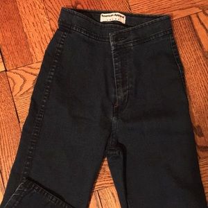 American Apparel high-waisted super-skinny jeans